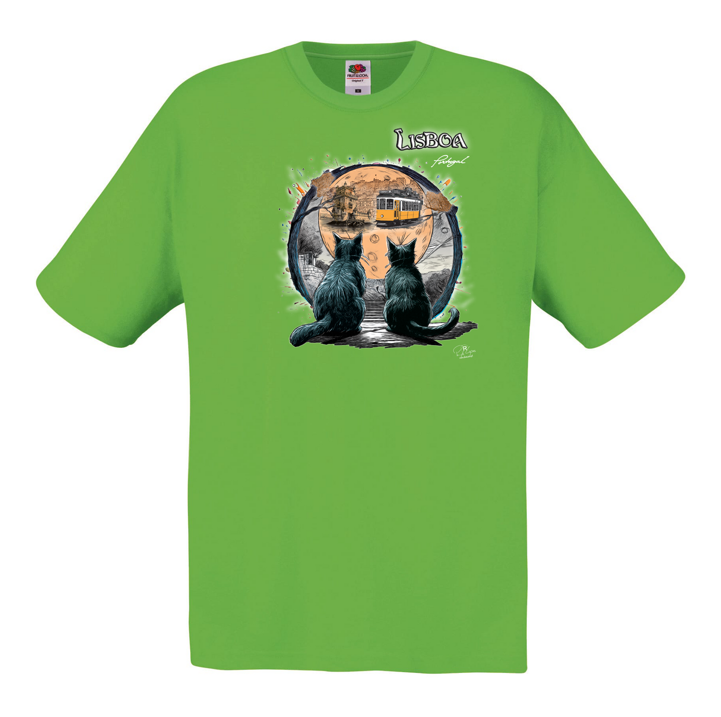 T-shirt Fruit of the Loom, Original 145g, Luar Lisboa