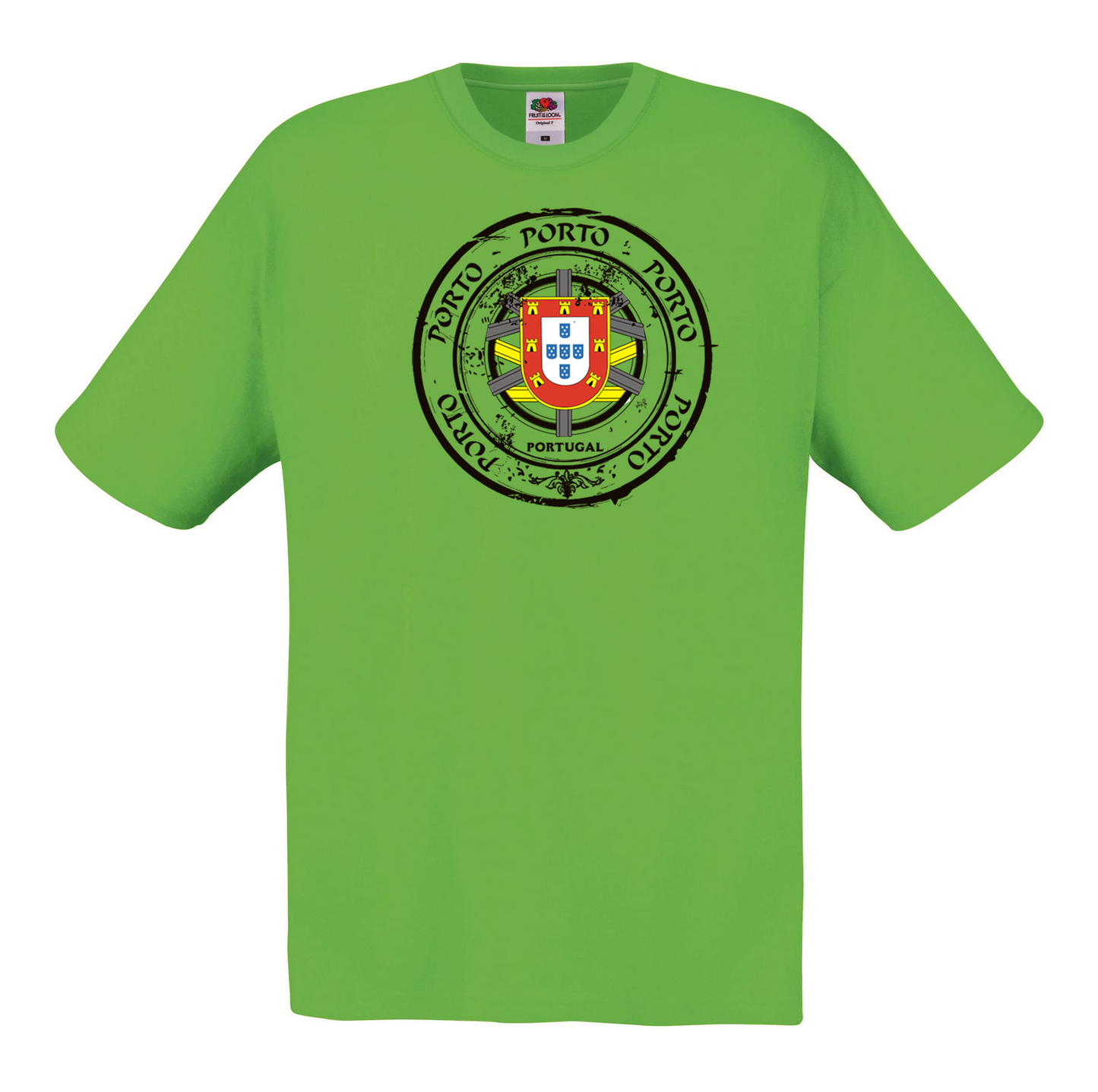T-shirt Fruit of the Loom, Original 145g, Selo Escudo Porto