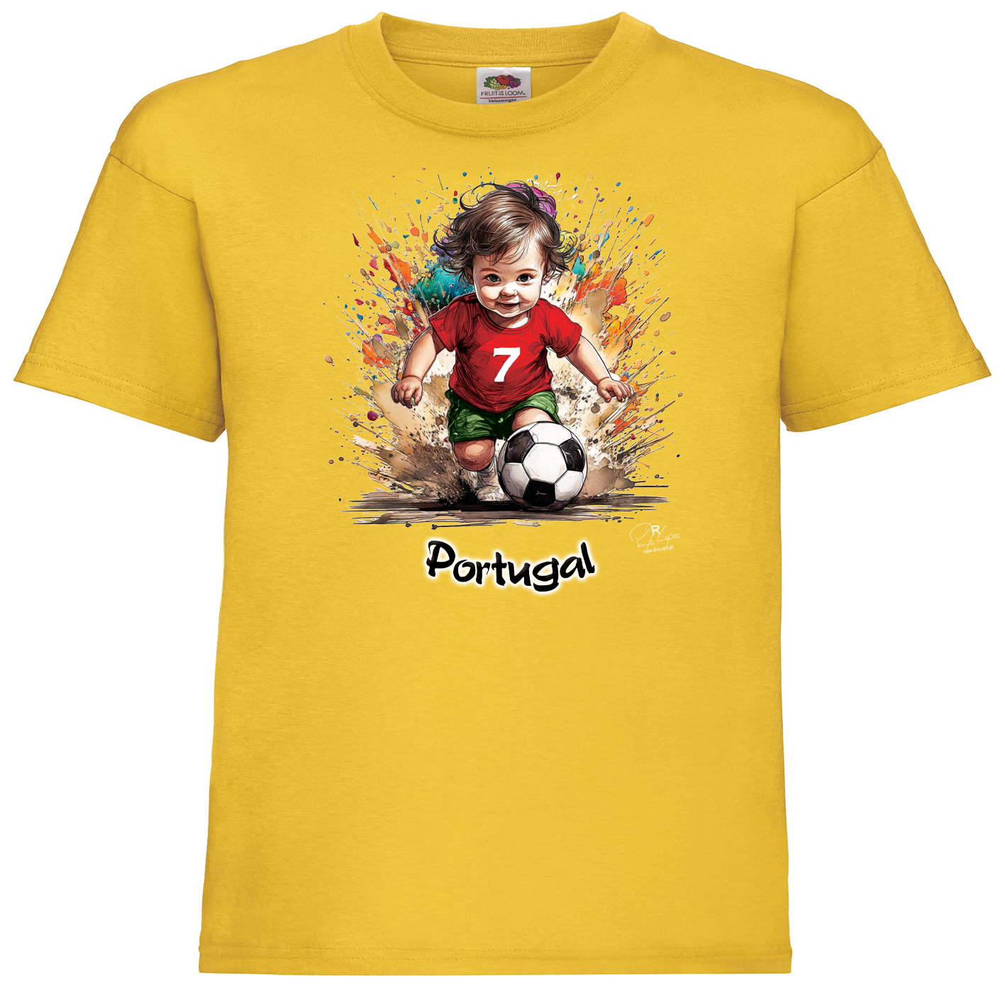 T-shirt Fruit of the Loom Kids 7 Portugal