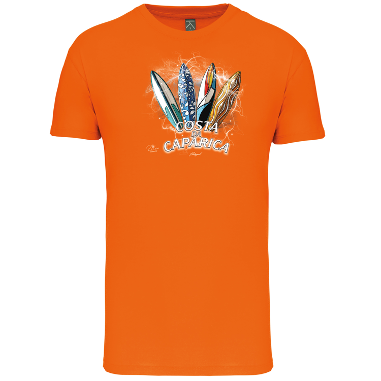 T-Shirt Algodão Biológico Surfboards Costa da Caparica