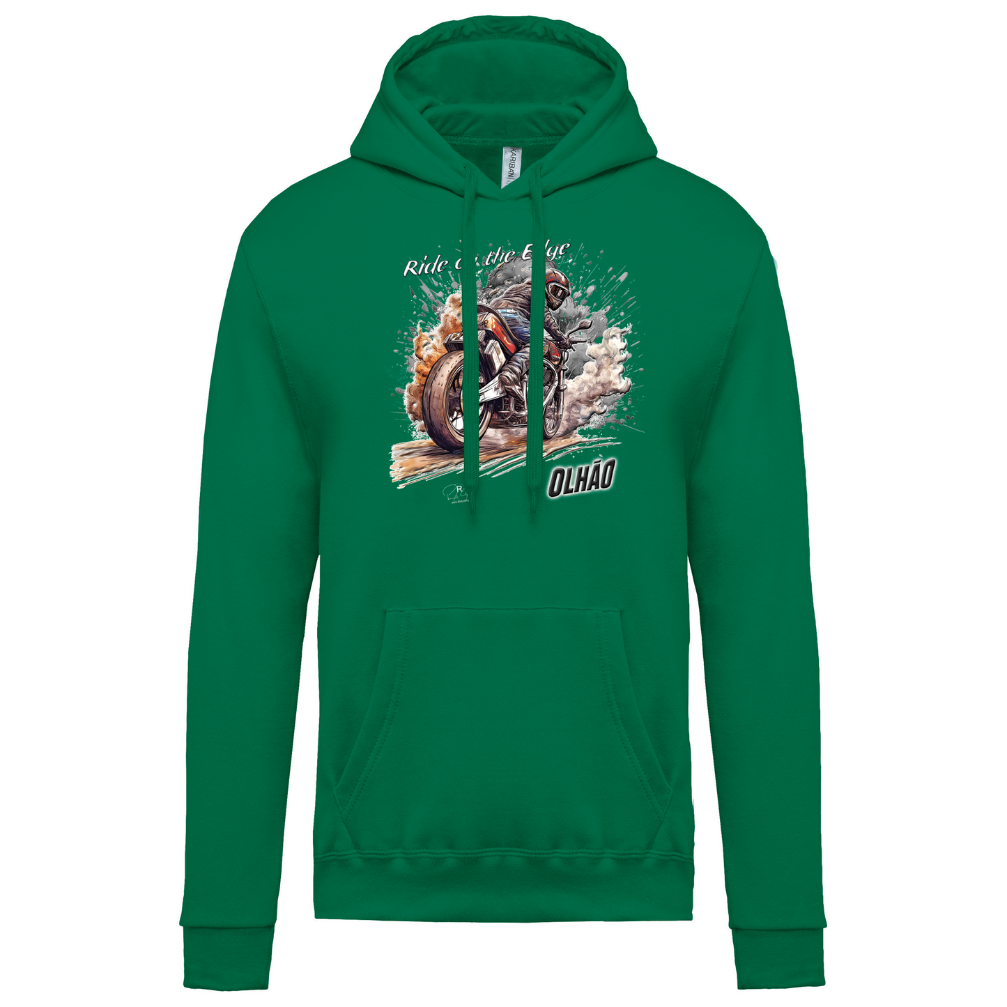 Sweatshirt Kariban com Capuz Ride on the Edge Olhão