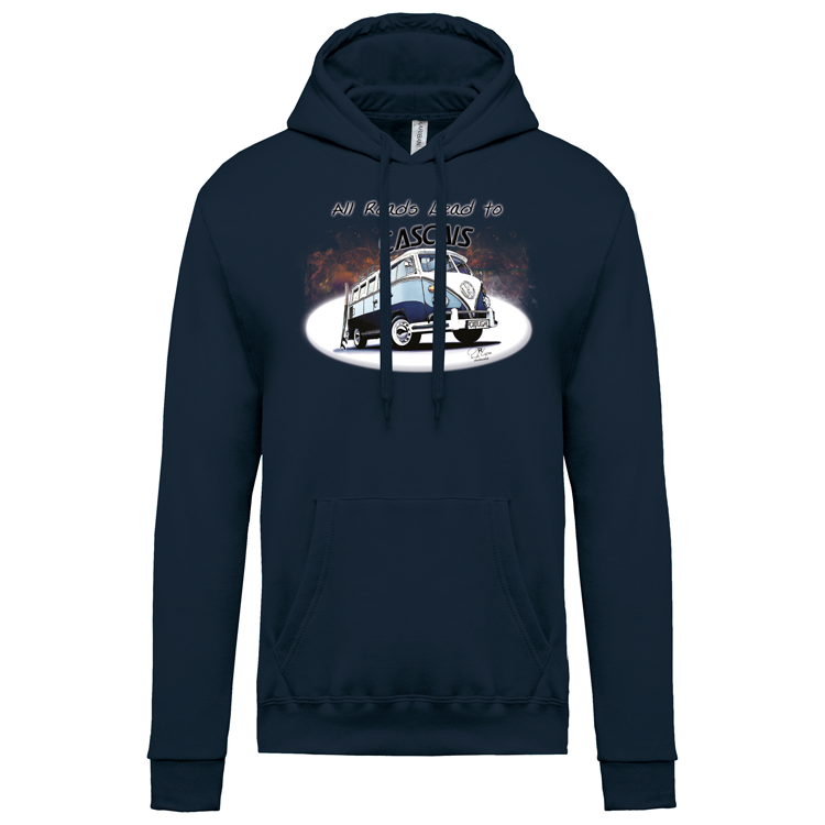 Sweatshirt Kariban com Capuz All Roads Lead to Cascais