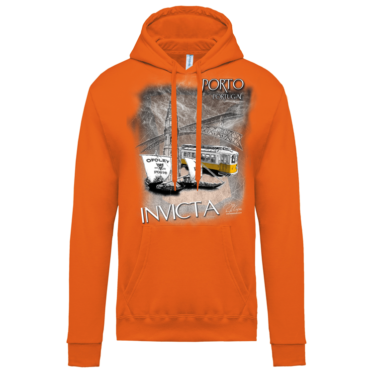 Sweatshirt Kariban com Capuz Invicta