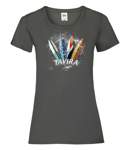 T-shirt Senhora Surfboards Tavira