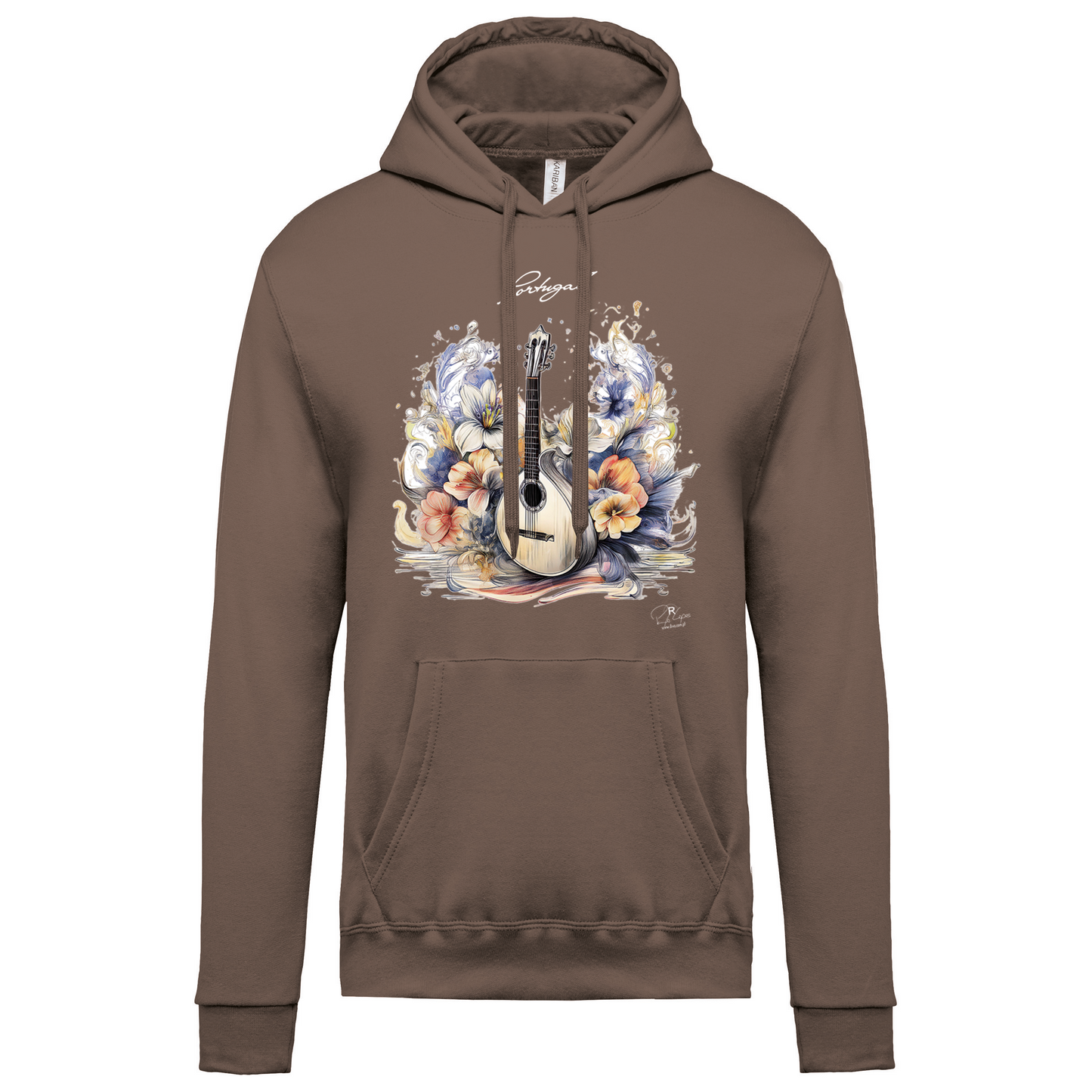 Sweatshirt Kariban com Capuz Guitarra Portuguesa