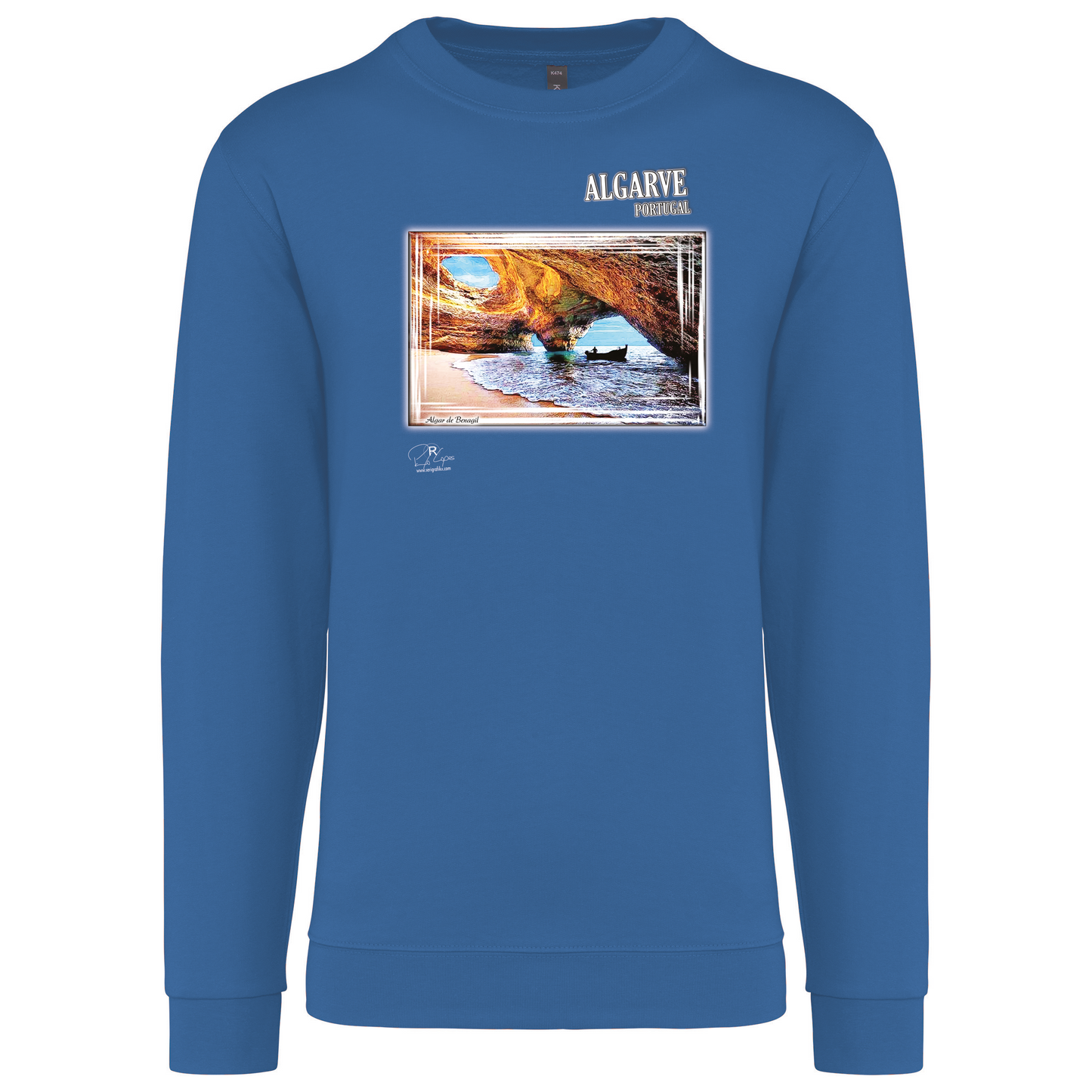 Sweatshirt Kariban sem Capuz Algar de Benagil