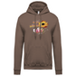 Sweatshirt Kariban com Capuz Madeira Flowers