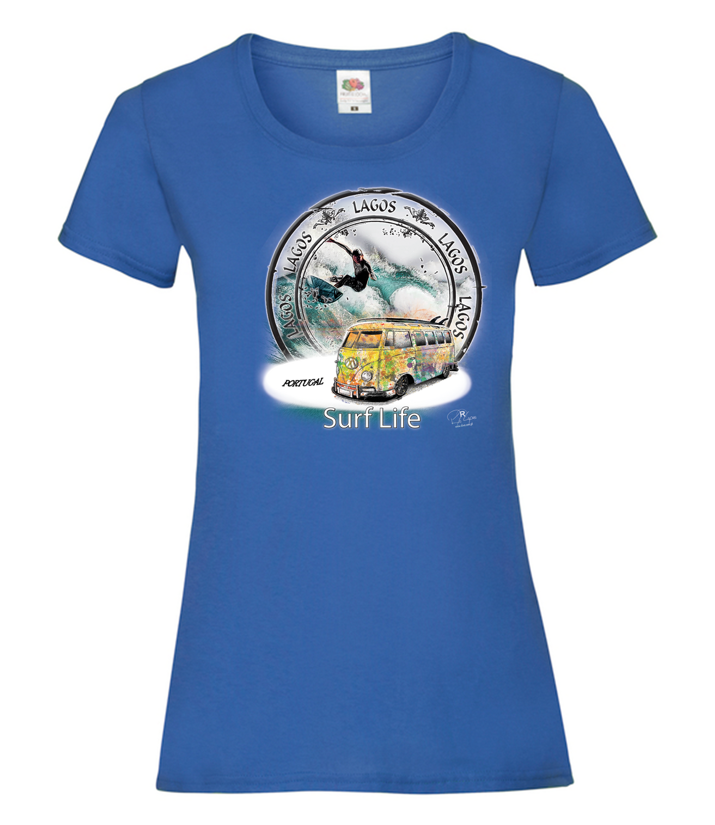 T-shirt Senhora Surf Life Lagos