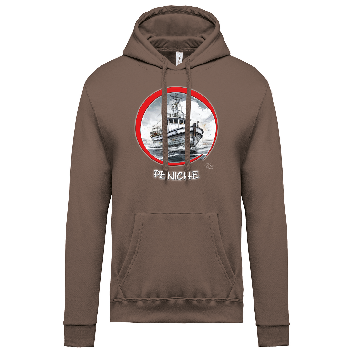 Sweatshirt Kariban com Capuz Traineira Peniche