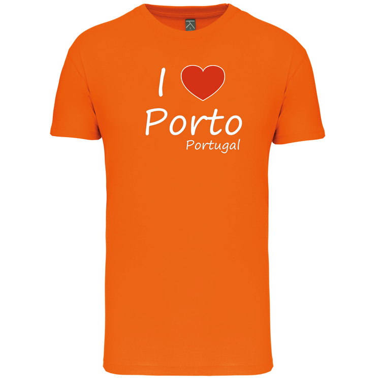 T-Shirt Algodão Biológico I Love Porto
