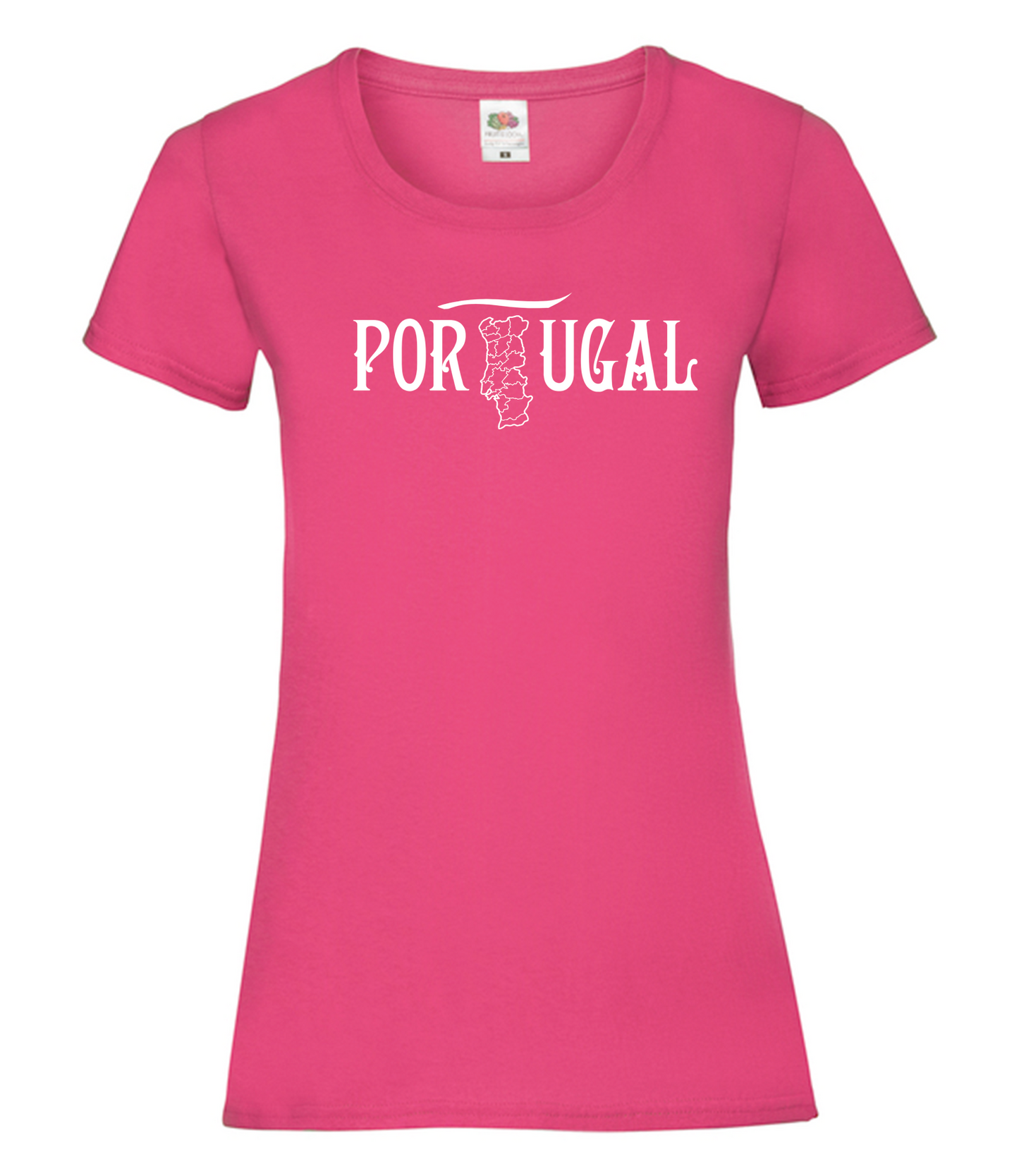 T-shirt Senhora Mapa de Portugal
