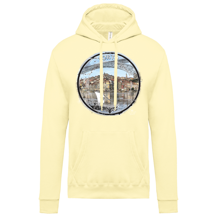 Sweatshirt Kariban com Capuz Selo Porto