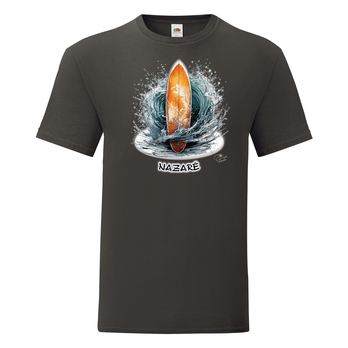 T-shirt Fruit of the Loom, Iconic, 150g, Prancha Nazaré