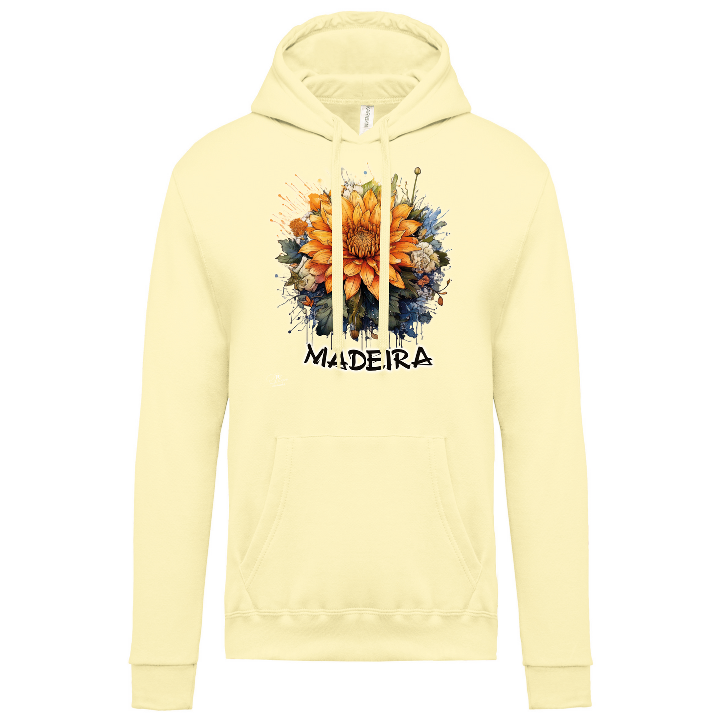 Sweatshirt Kariban com Capuz Arranjo Floral 1