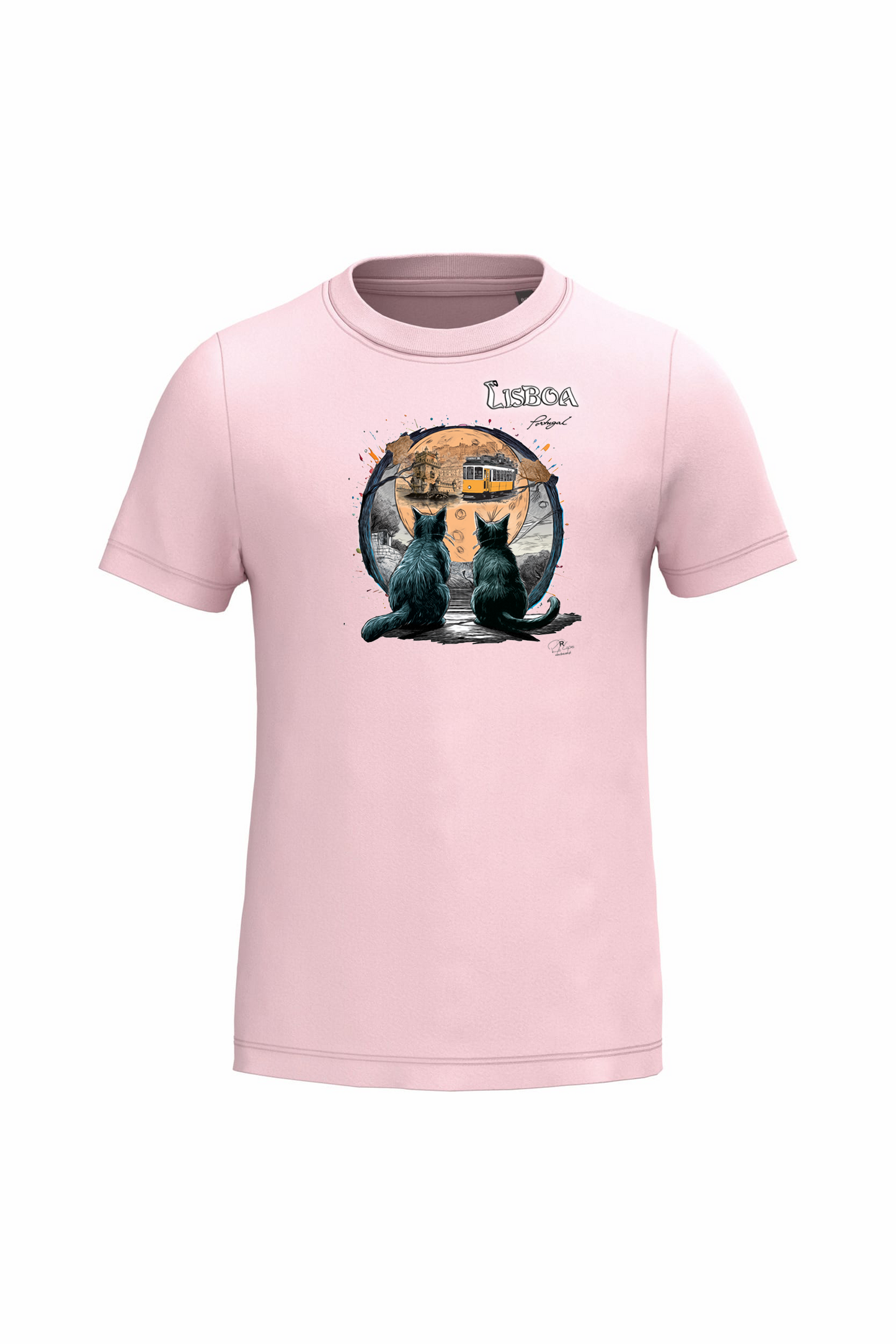 T-shirt de Criança Kariban Luar Lisboa