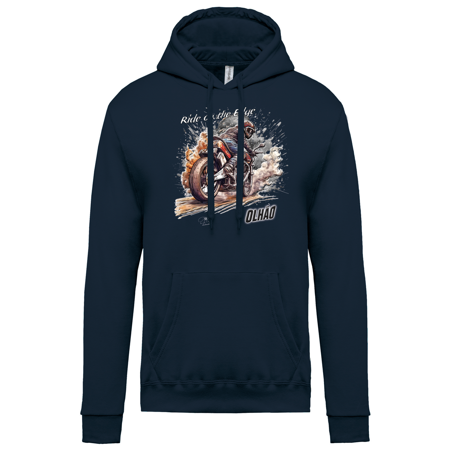 Sweatshirt Kariban com Capuz Ride on the Edge Olhão