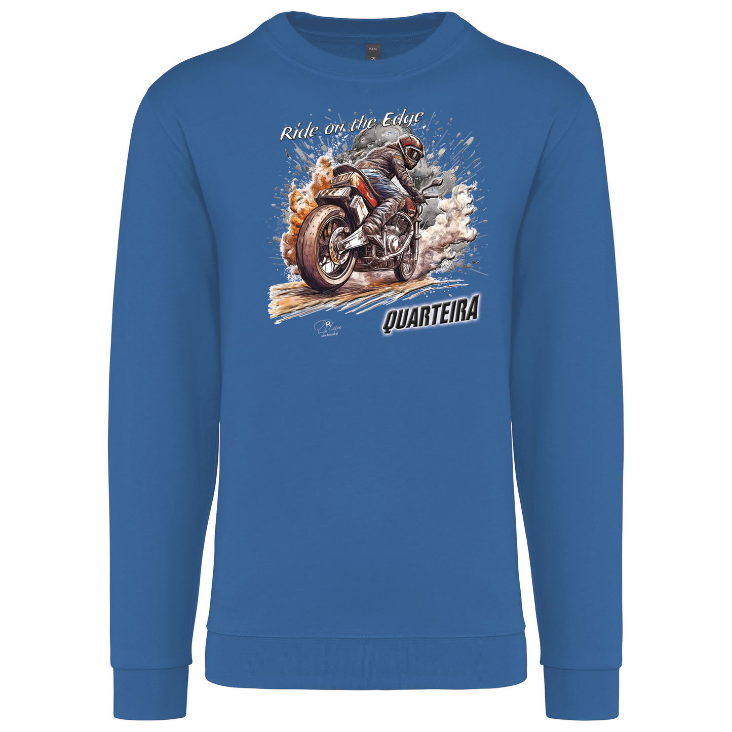 Sweatshirt Kariban sem Capuz Ride on the Edge Quarteira