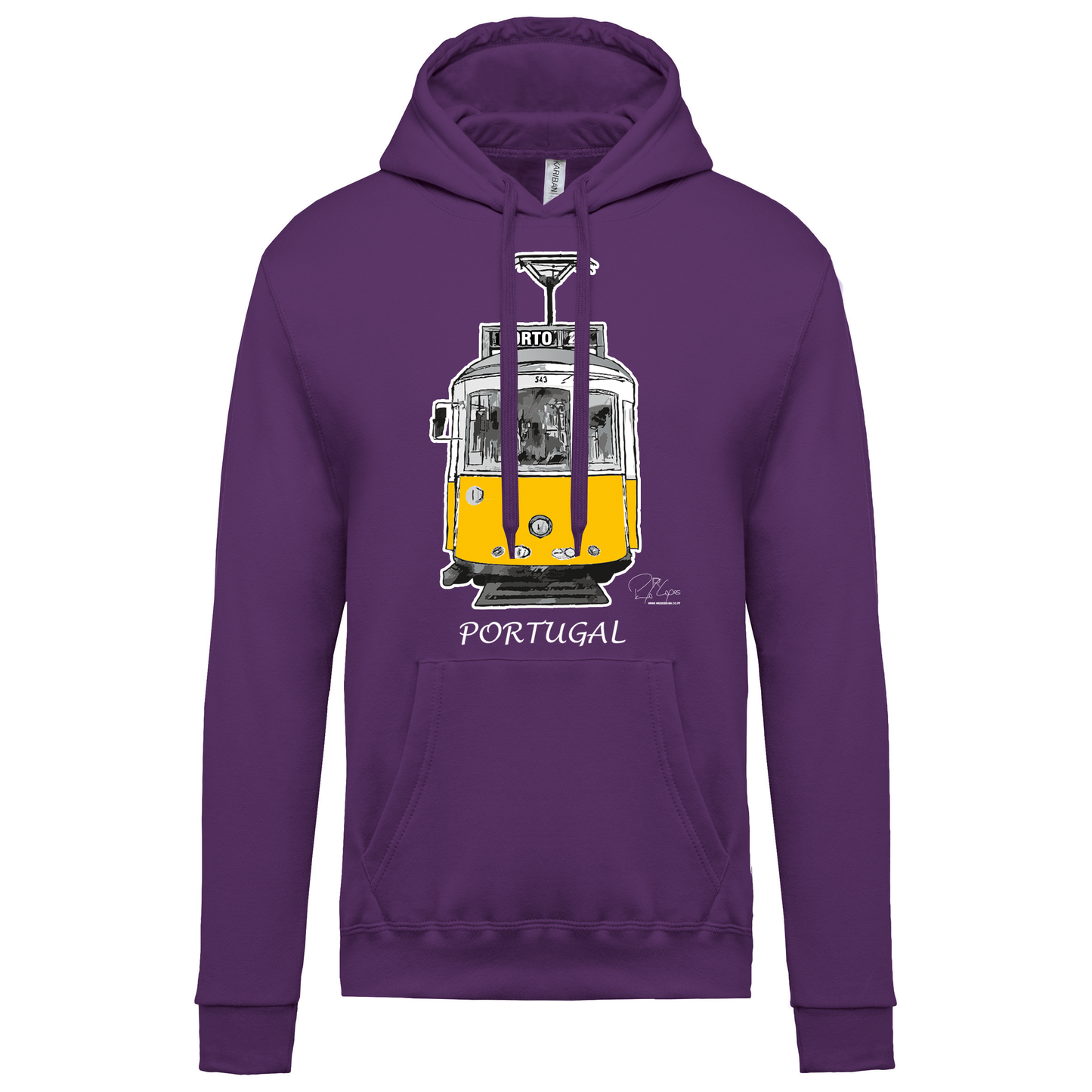 Sweatshirt Kariban com Capuz Grandalhão Porto
