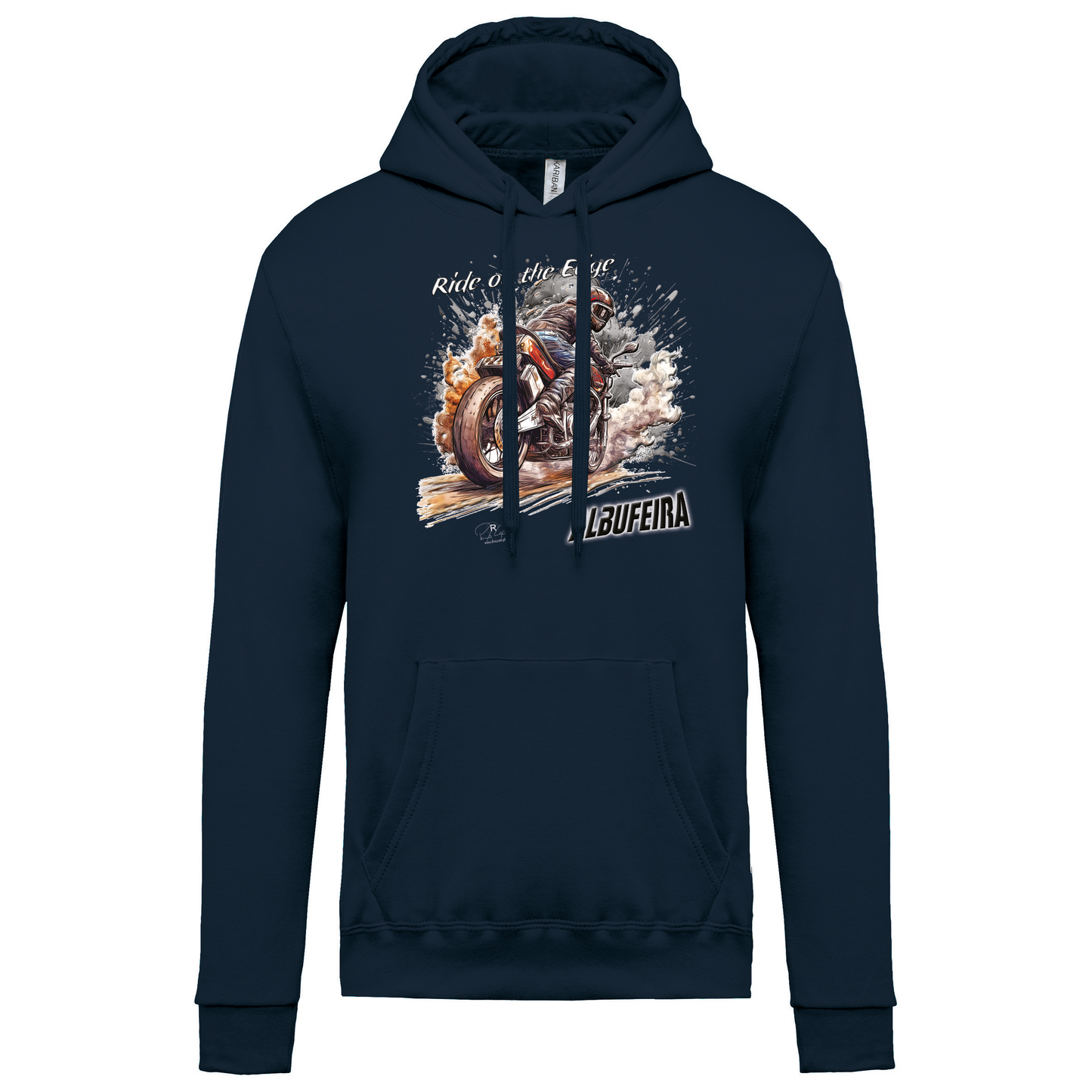Sweatshirt Kariban com Capuz Ride on the Edge Albufeira