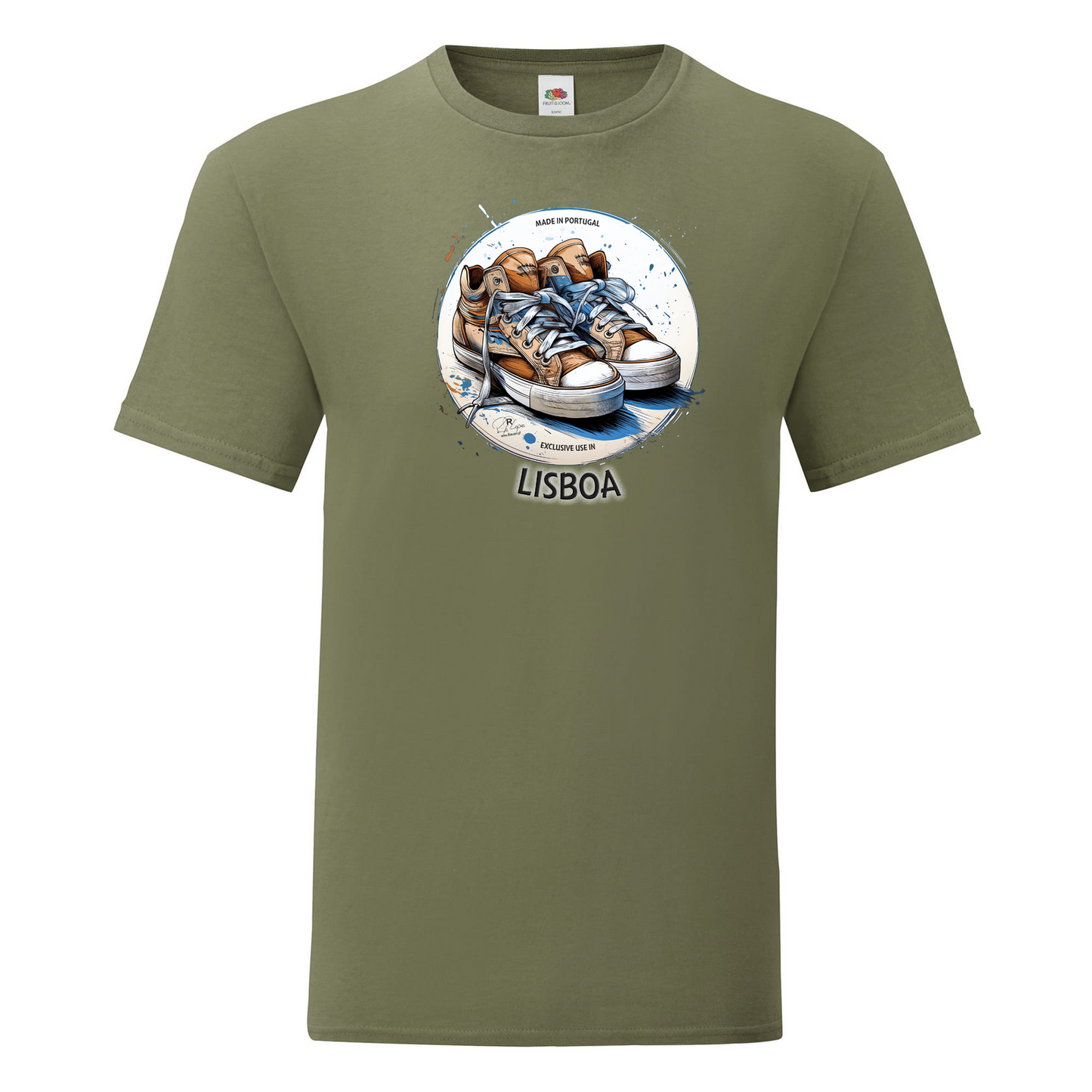 T-shirt Fruit of the Loom, Iconic, 150g, Exclusive Lisboa