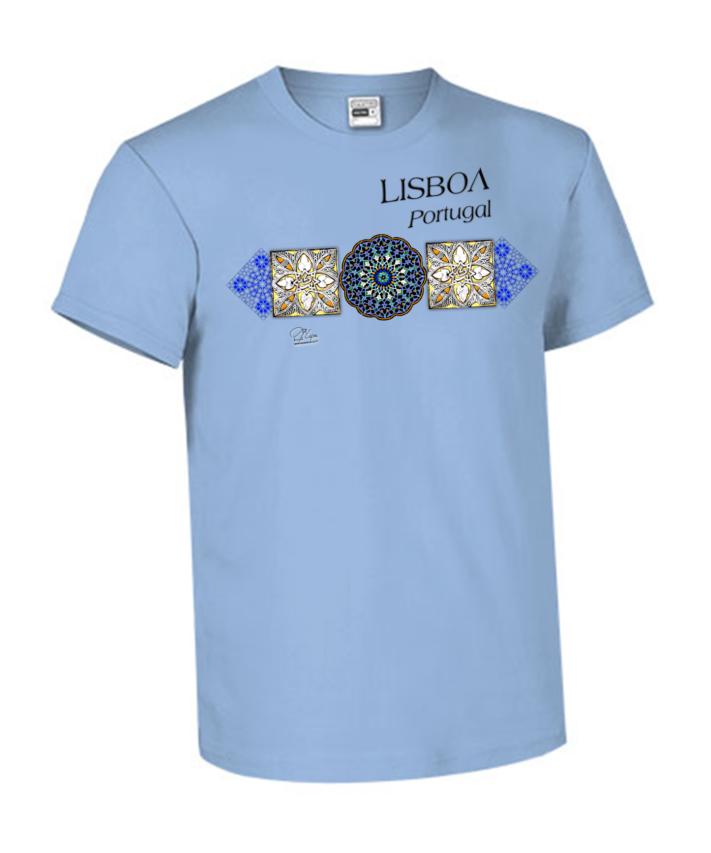 T-shirt Kids Azulejo Árabe Lisboa