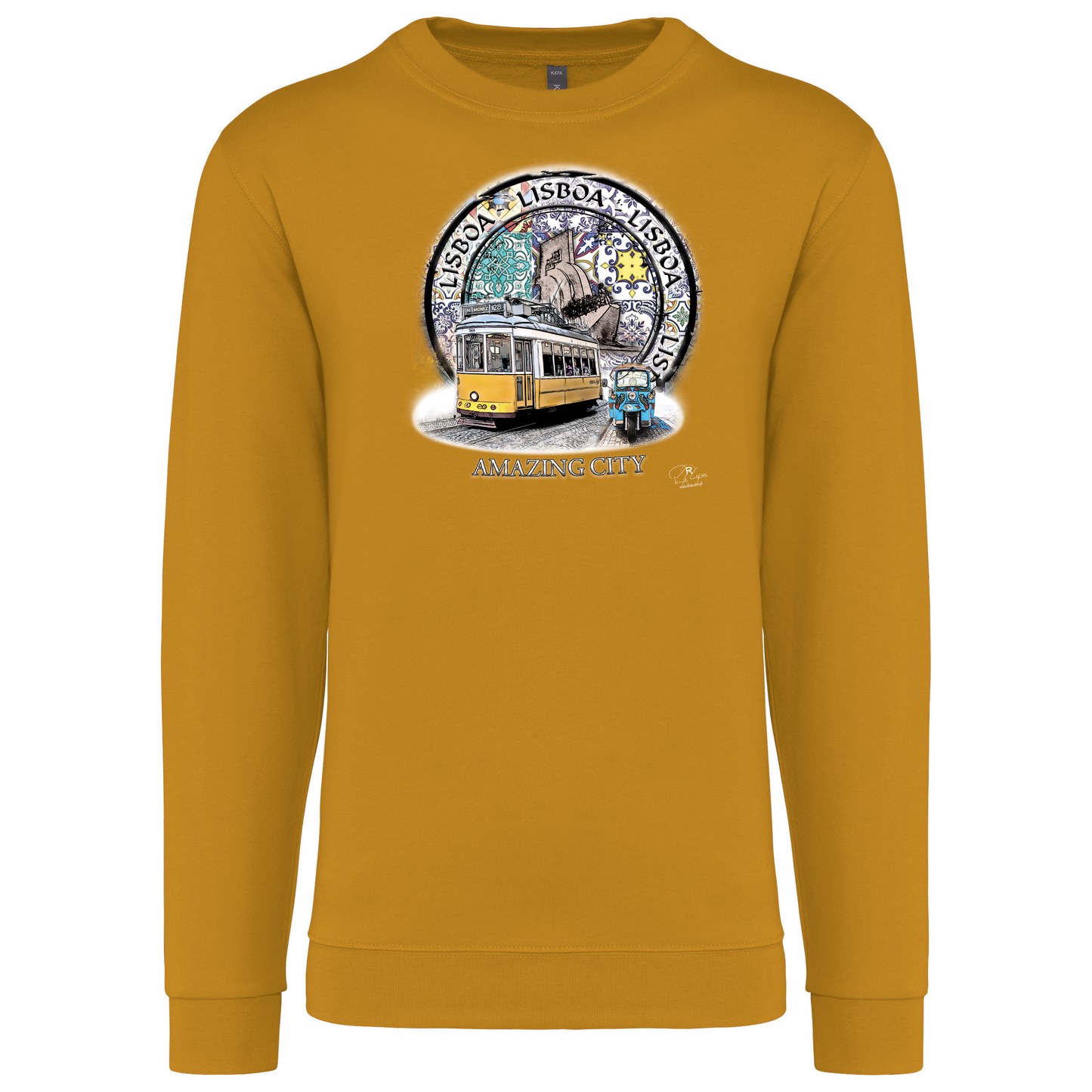 Sweatshirt Kariban sem Capuz Amazing City Lisboa