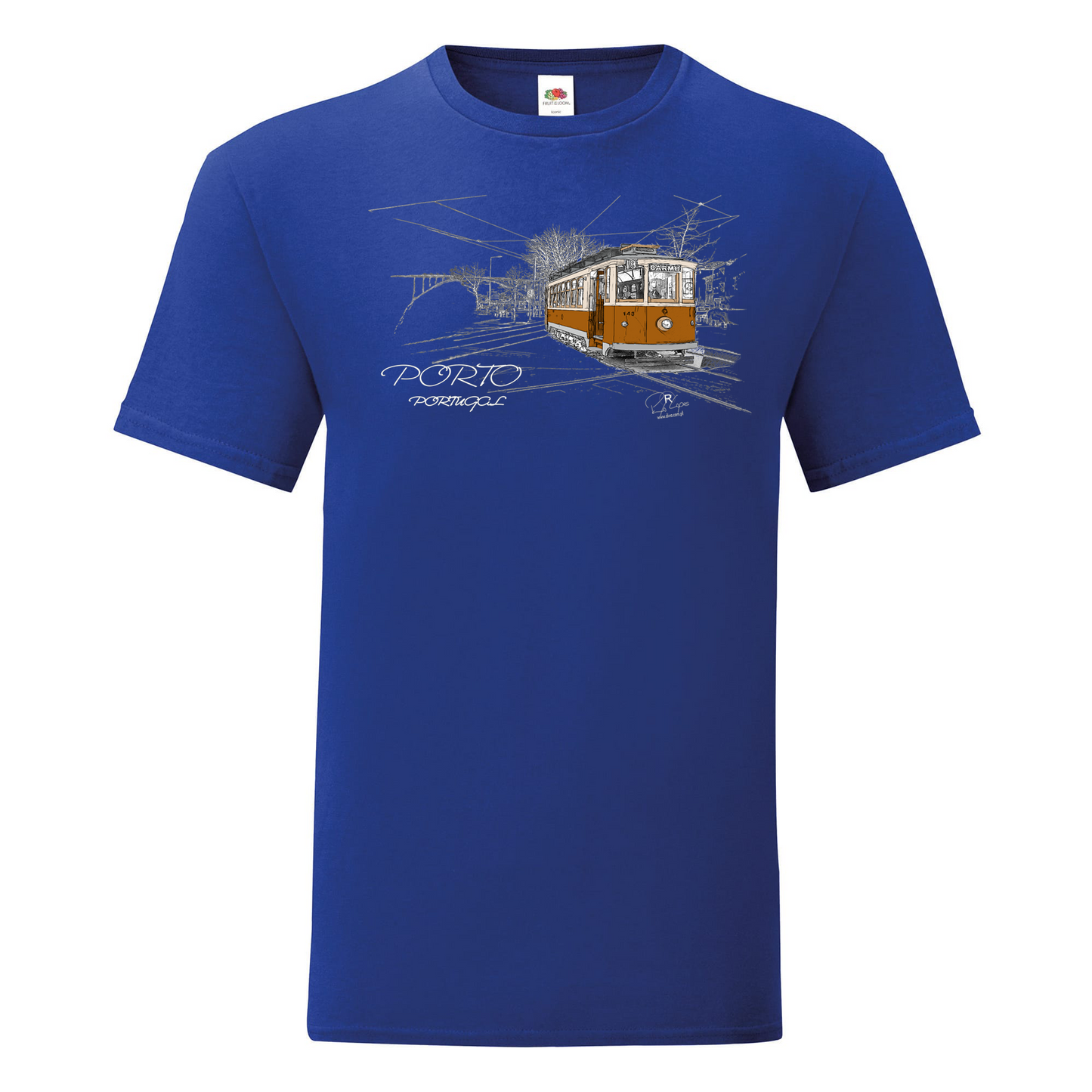 T-shirt Fruit of the Loom, Iconic, 150g, Carmo
