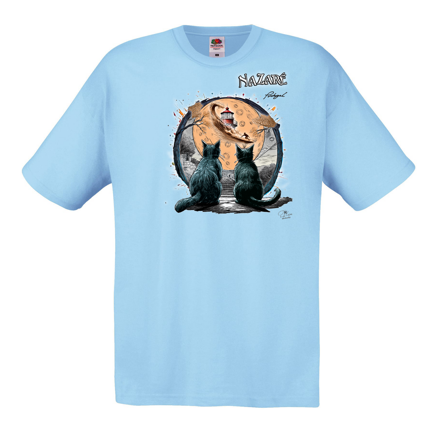 T-shirt Fruit of the Loom, Original 145g, Luar Nazaré