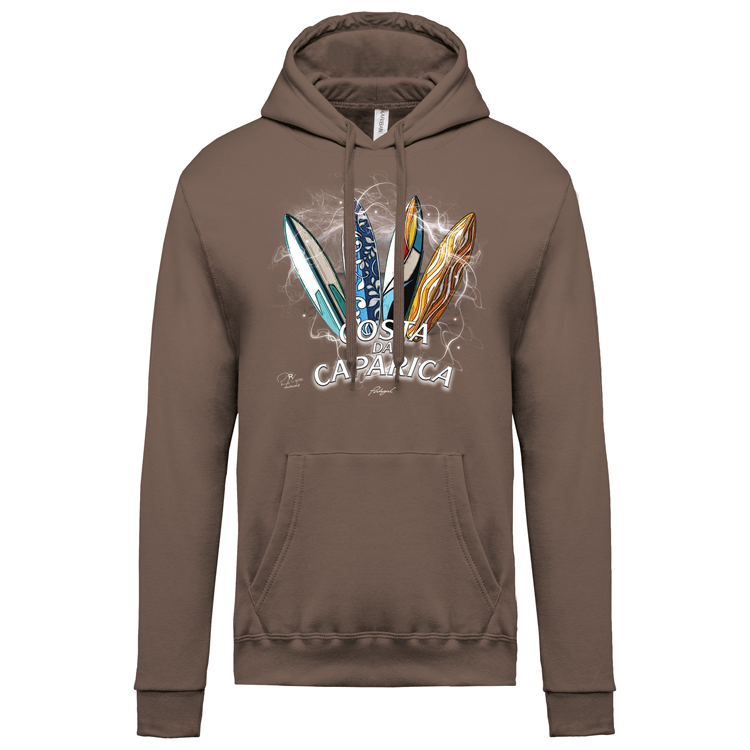 Sweatshirt Kariban com Capuz Surfboards Caparica