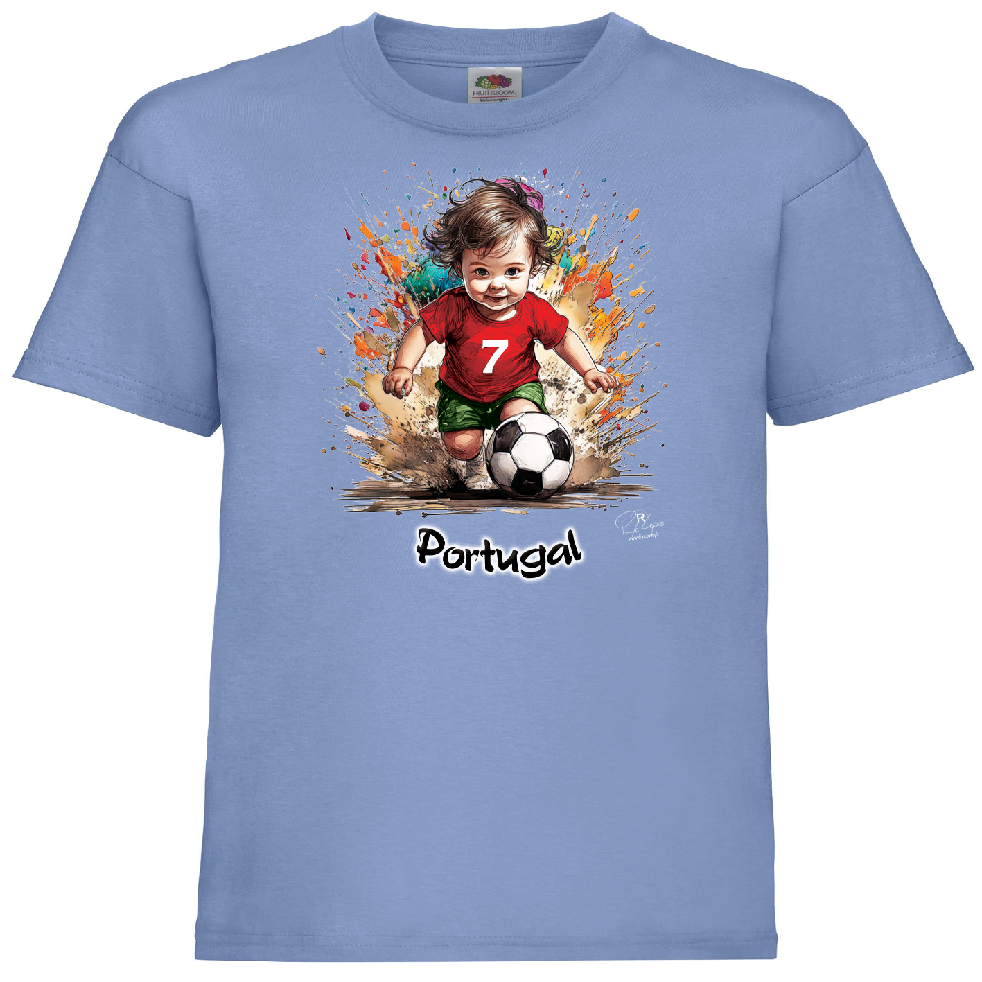T-shirt Fruit of the Loom Kids 7 Portugal