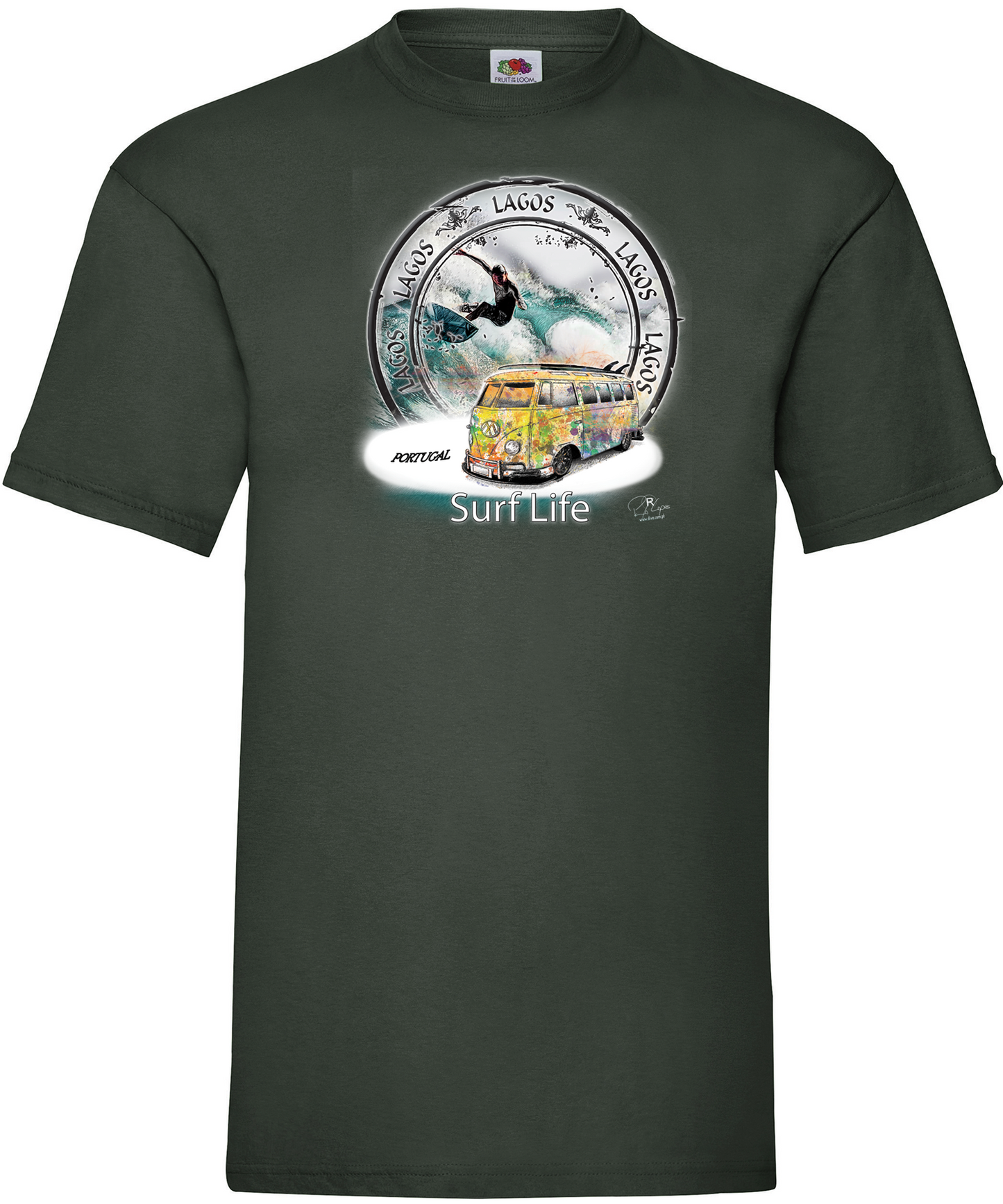 T-shirt Surf Life Lagos