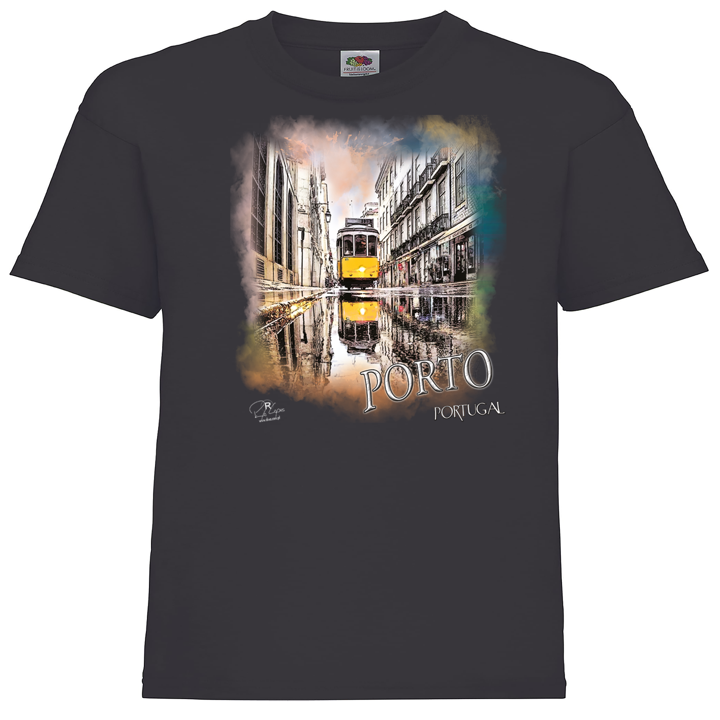 T-shirt Fruit of the Loom Kids Espelho lp