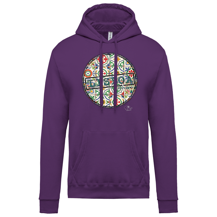 Sweatshirt Kariban com Capuz Pin Lisboa