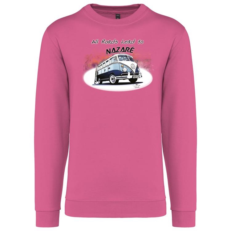 Sweatshirt Kariban sem Capuz All Roads Lead to Nazaré