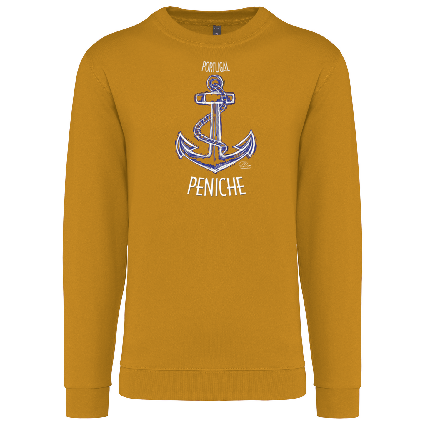 Sweatshirt Kariban sem Capuz Âncora Peniche