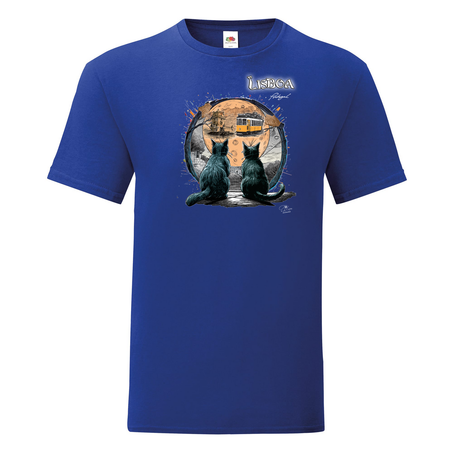 T-shirt Fruit of the Loom, Iconic, 150g, Luar Lisboa