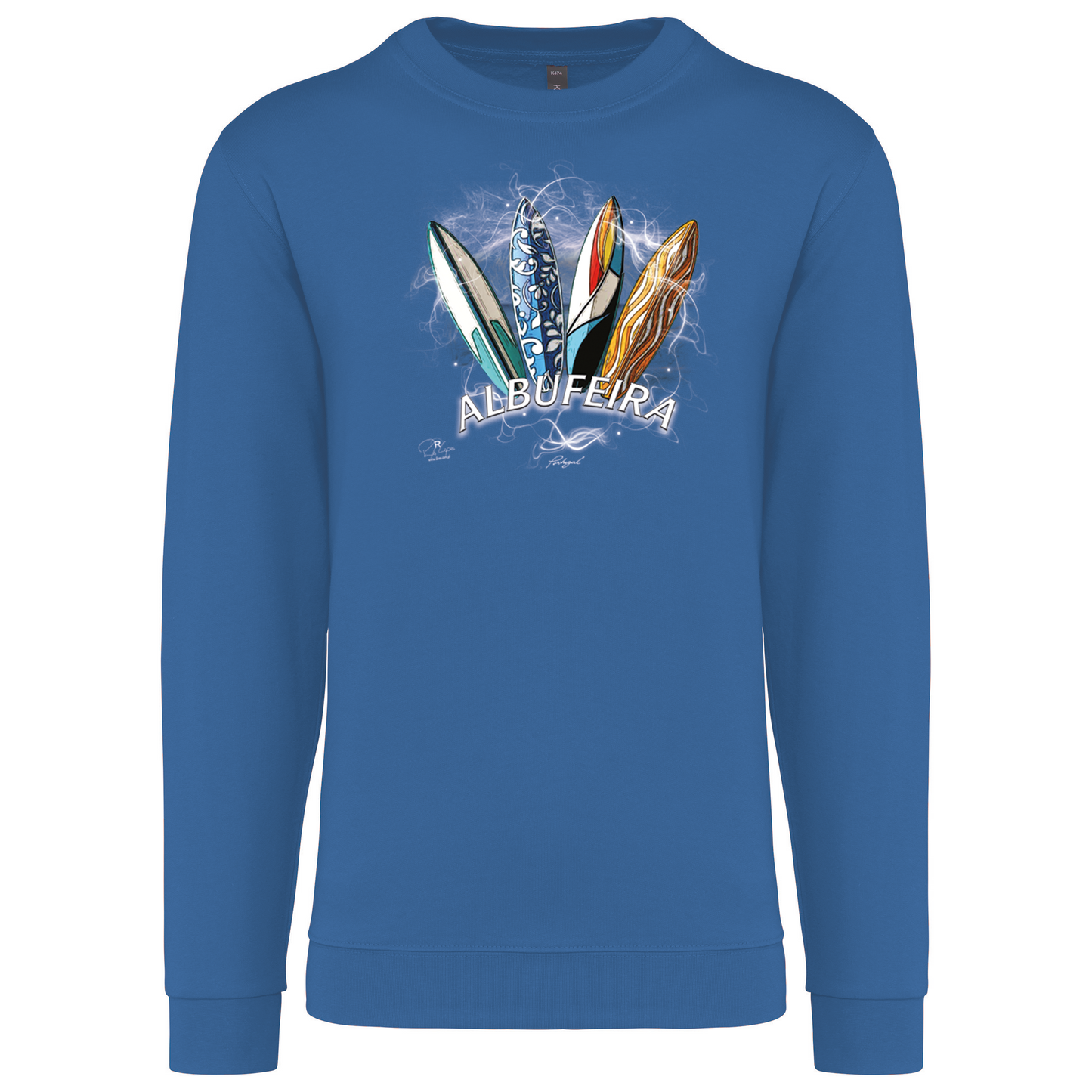 Sweatshirt Kariban sem Capuz Surfboards Albufeira