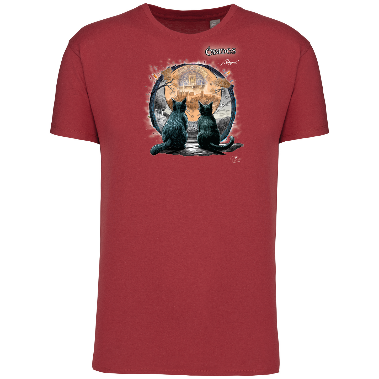 T-Shirt Algodão Biológico Luar Óbidos