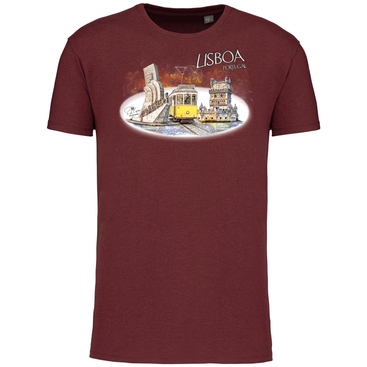 T-Shirt Algodão Biológico Monumentos Belém