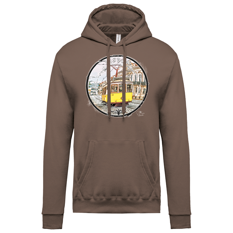 Sweatshirt Kariban com Capuz Calçada do Combro