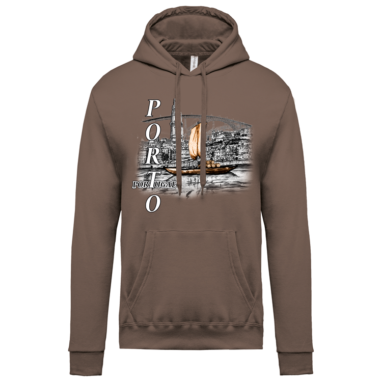 Sweatshirt Kariban com Capuz Ribeira