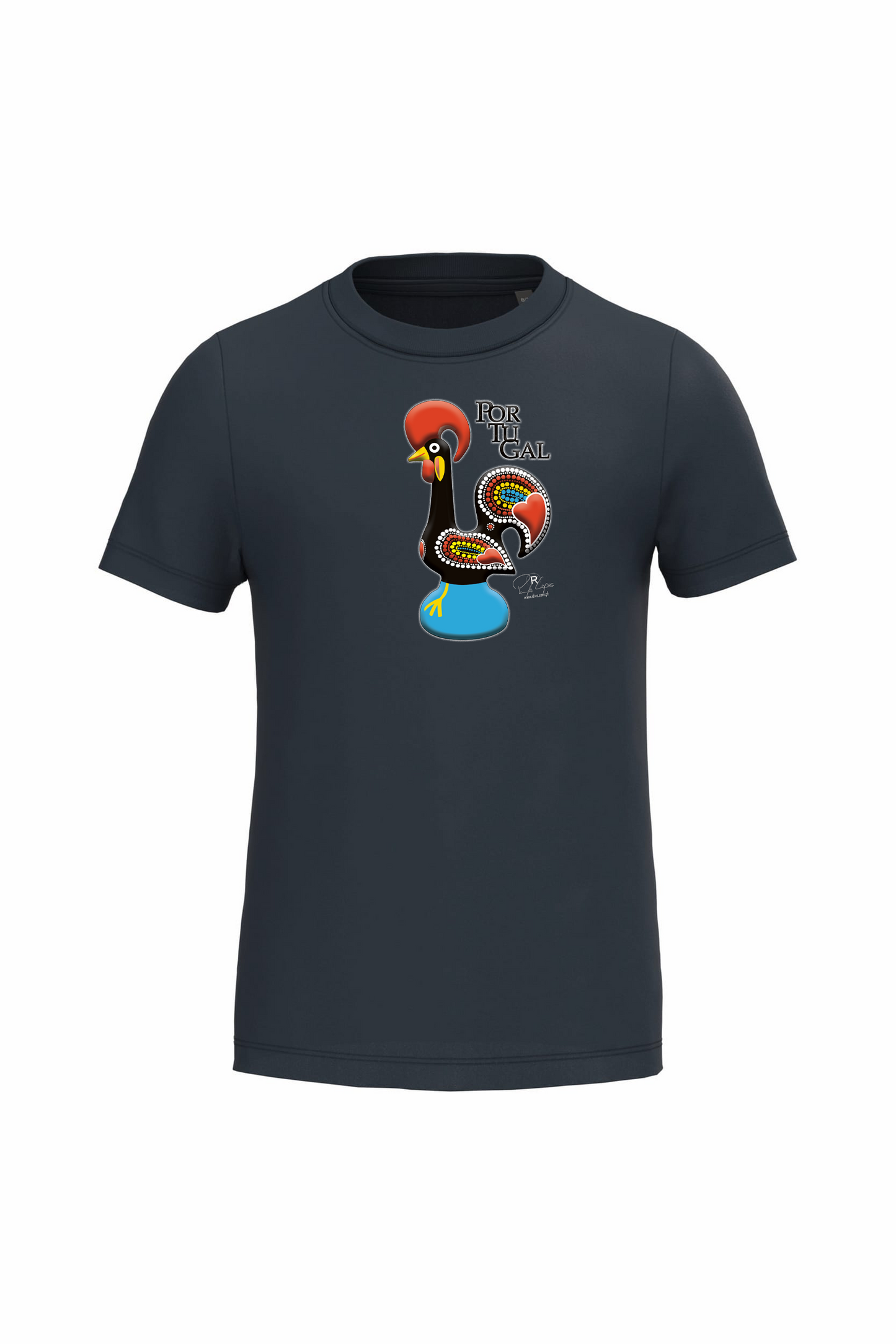 T-shirt de Criança Kariban Galo de Barcelos