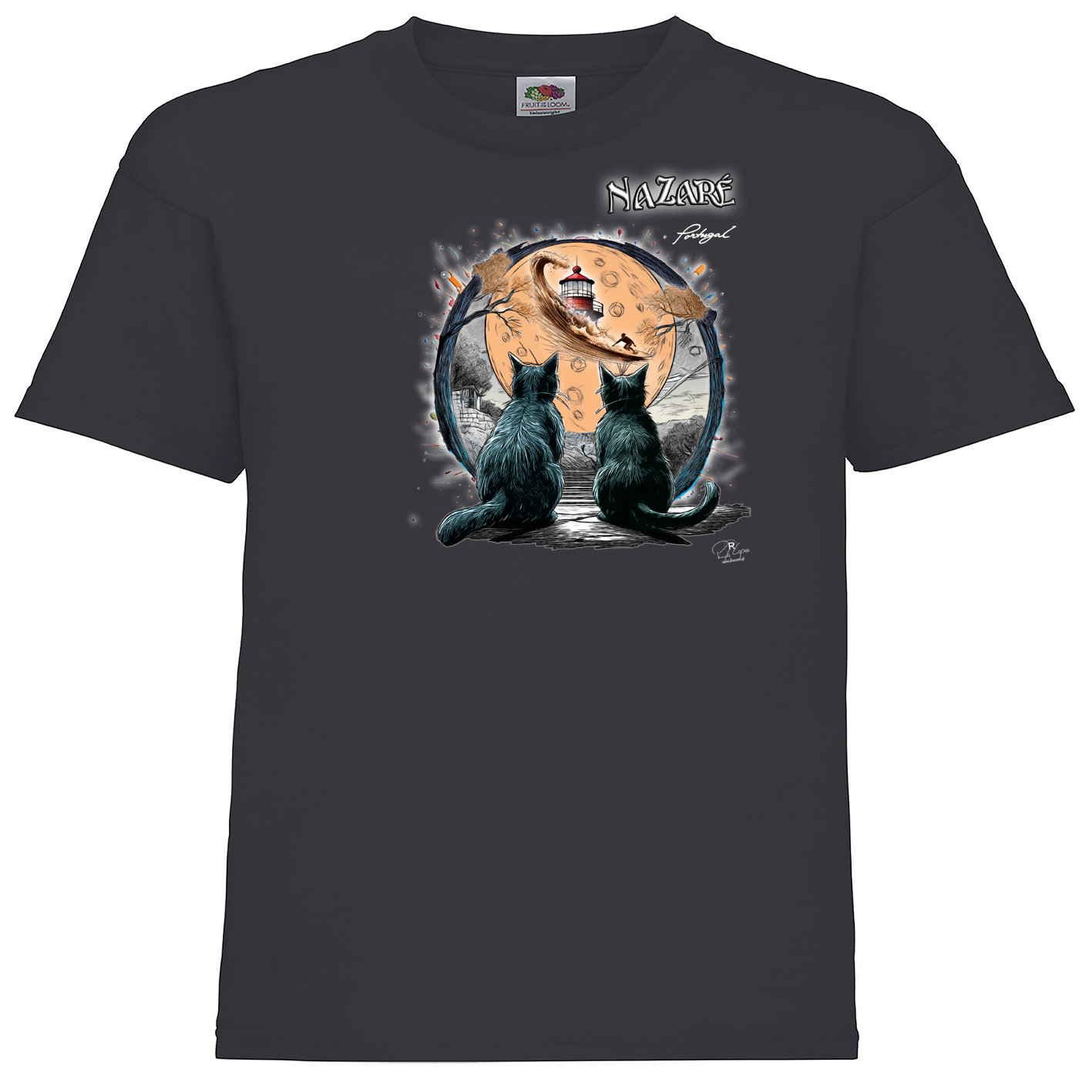 T-shirt Fruit of the Loom Kids Luar Nazaré