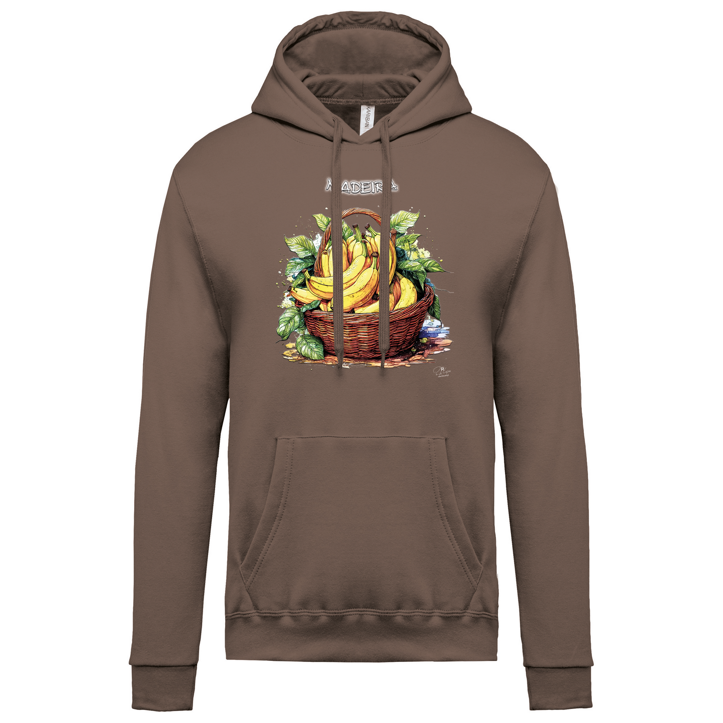 Sweatshirt Kariban com Capuz Cesto Bananas