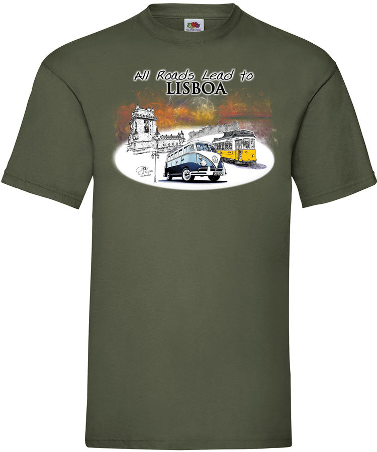 T-shirt All Roads Lead to Lisboa