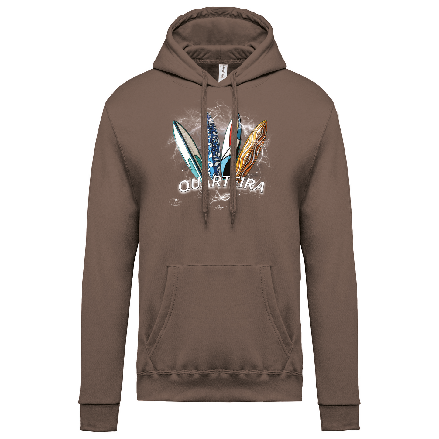 Sweatshirt Kariban com Capuz Surfboards Quarteira