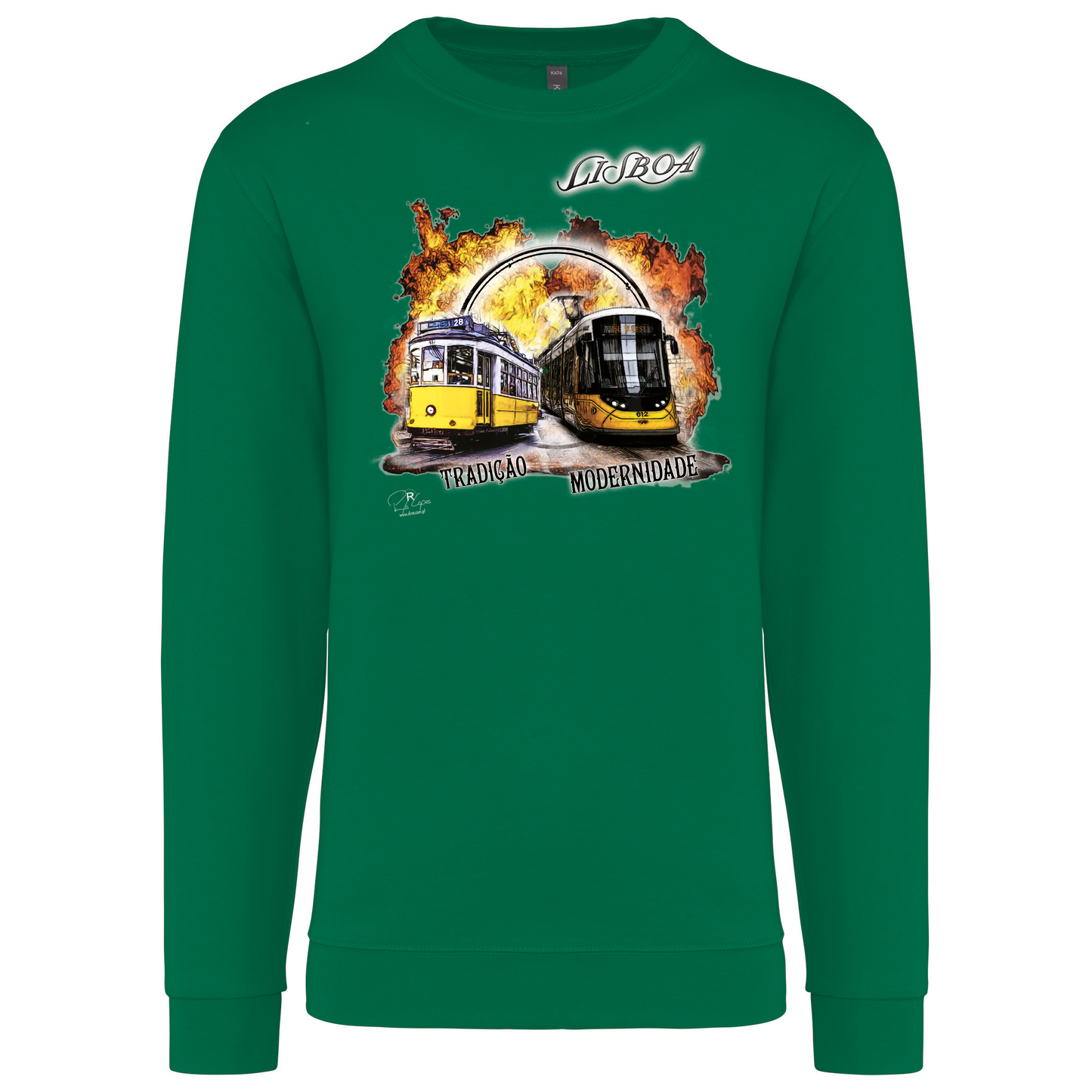 Sweatshirt Kariban sem Capuz Tradição e Modernidade