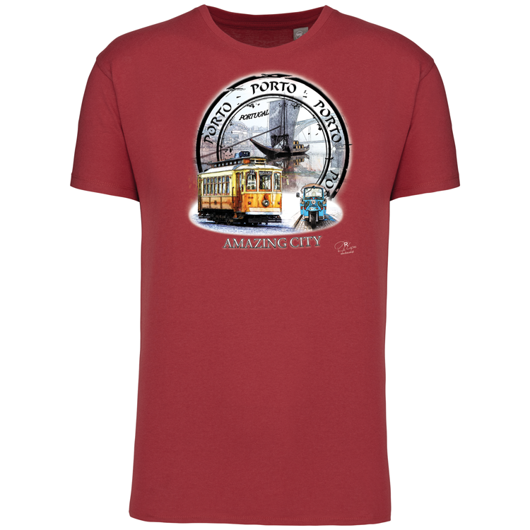 T-Shirt Algodão Biológico Amazing City Porto
