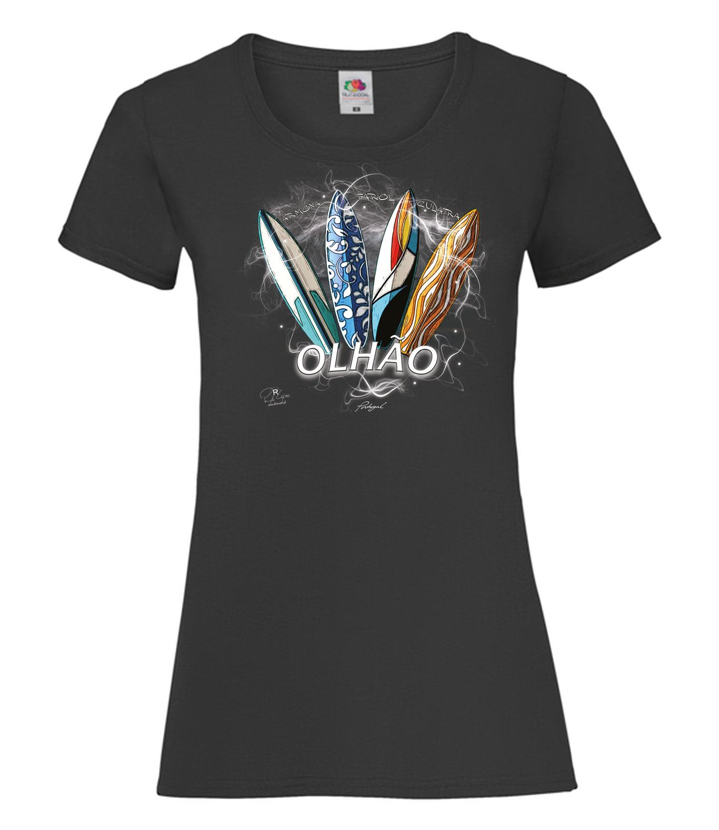 T-shirt Senhora Surfboards Olhão
