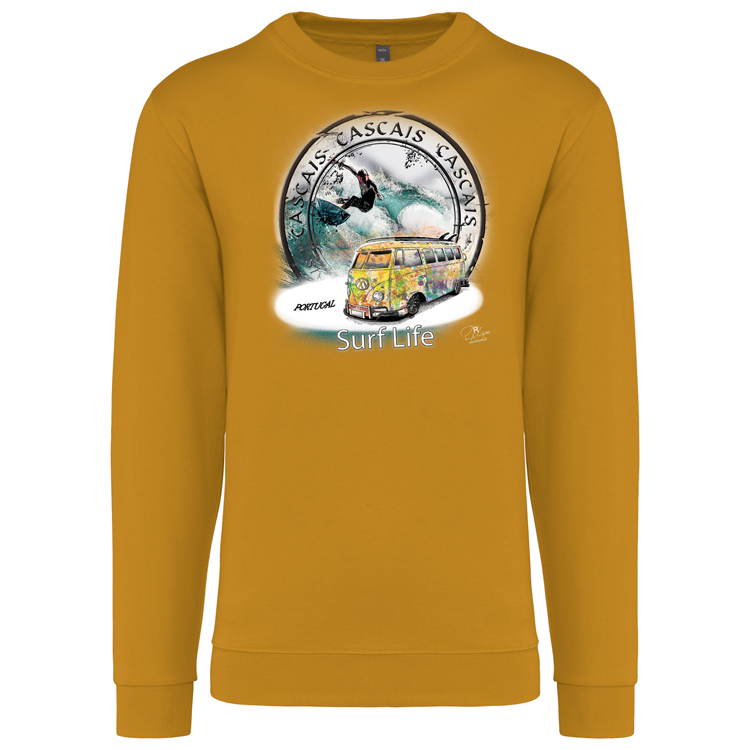 Sweatshirt Kariban sem Capuz Surf Life Cascais